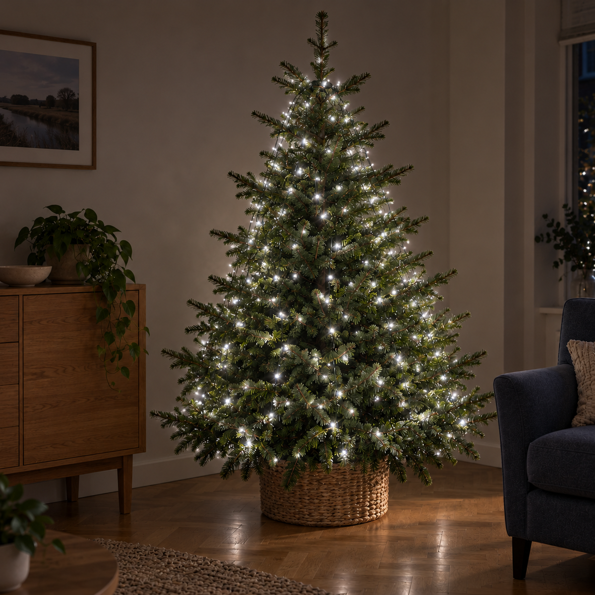 Kerstboomverlichting met topring