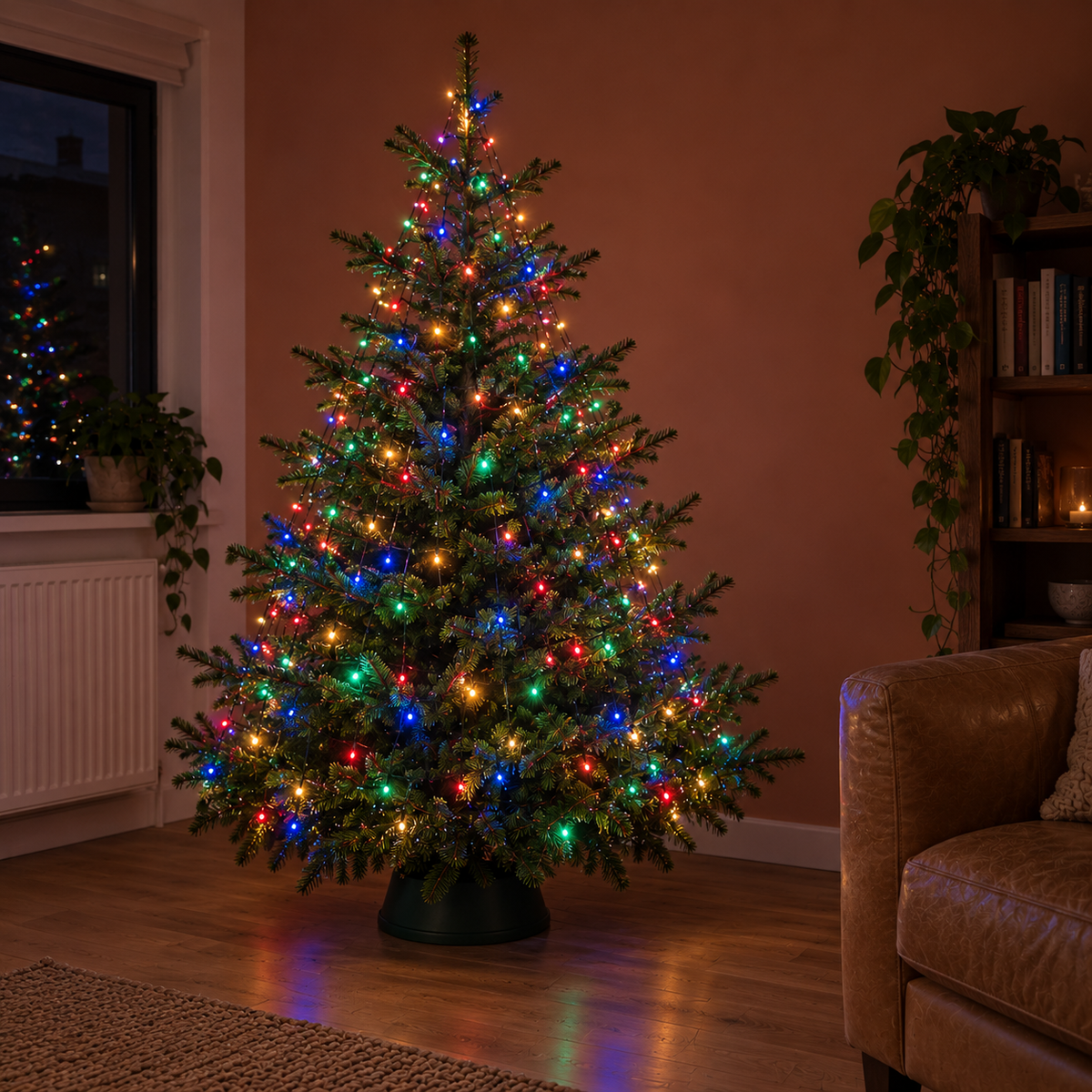 Kerstboomverlichting met topring