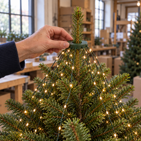 Kerstboomverlichting met topring
